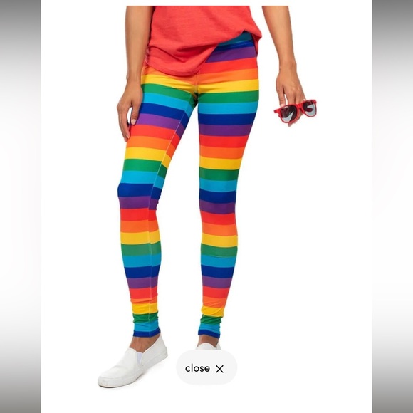 Tipsy elves Rainbow Leggings - Picture 2 of 8